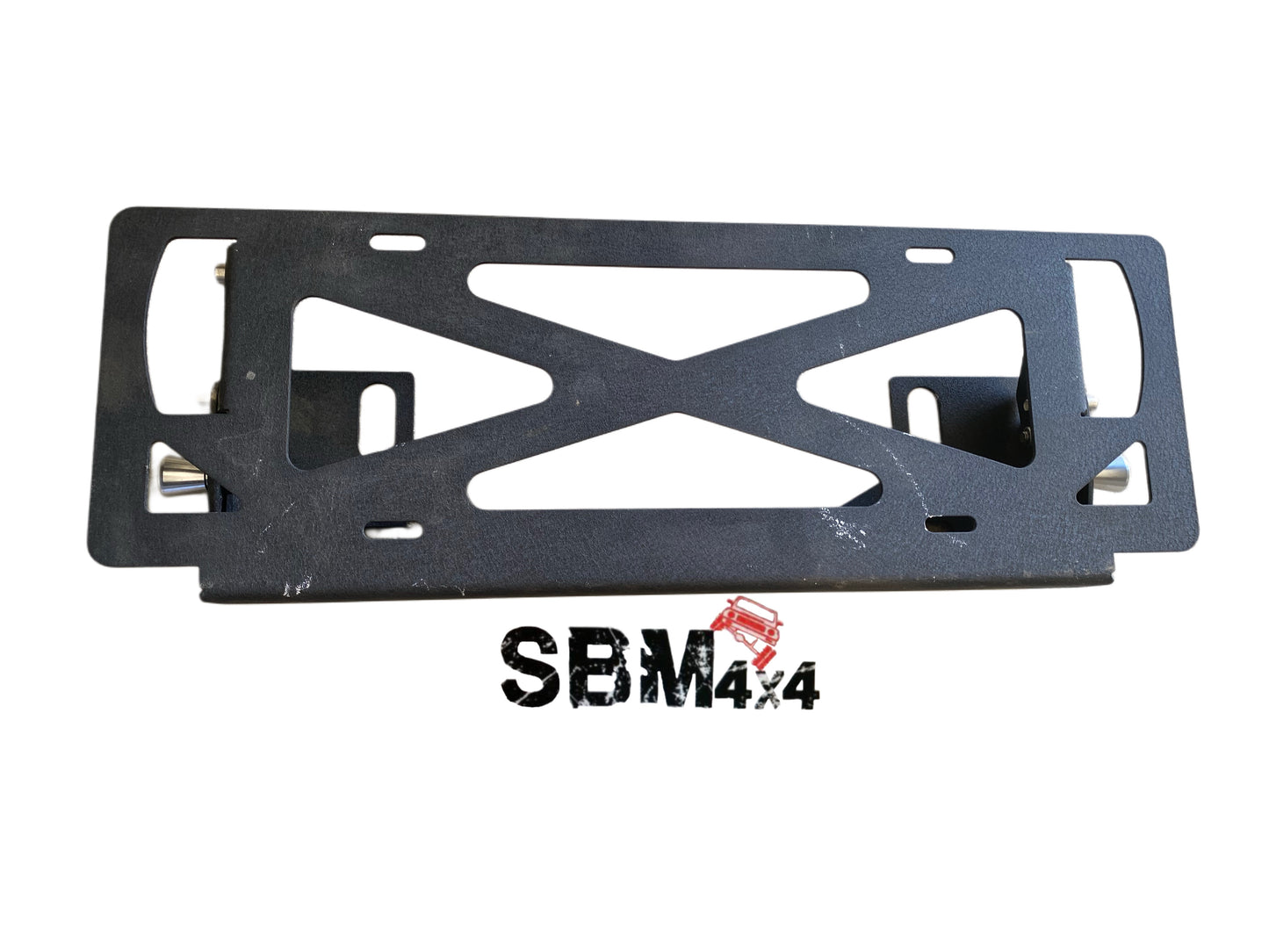 Soporte matrícula basculantes